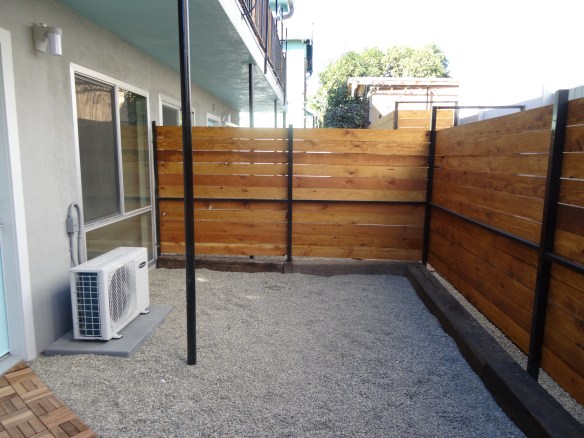 New Private Exterior Patio to Unit