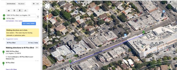 Westside Pavilion Parking is a 2 Minute Walk