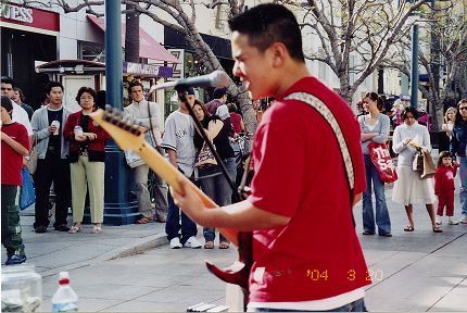 Street Performer at The Third Street Promenade