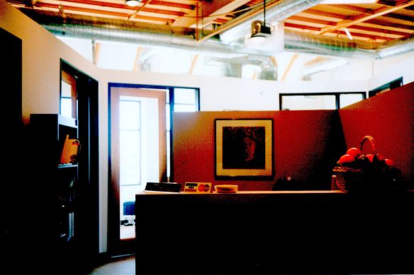 First Wood Open Ceiling in a Conventional 1982 Office Building, 720 Wilshire, Santa  Monica