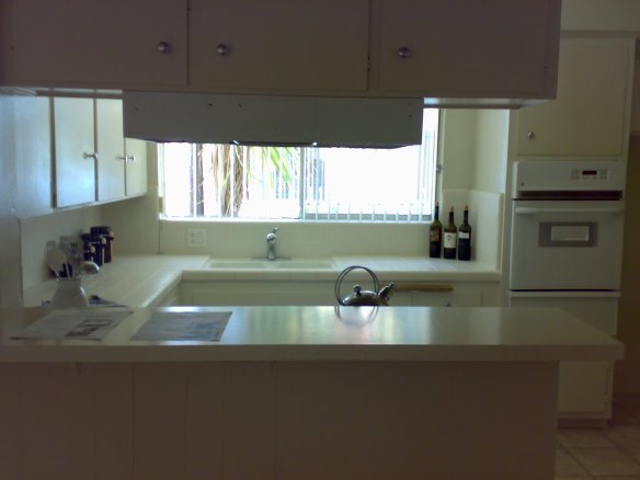 1960s Apartment Kitchen With Pass Thru
