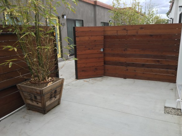 Generous Private Patios